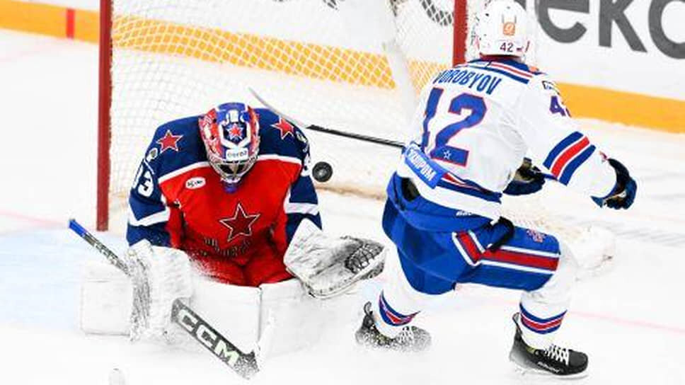 Хоккейный матч между командами ЦСКА — СКА.📷Фото: ХК СКА