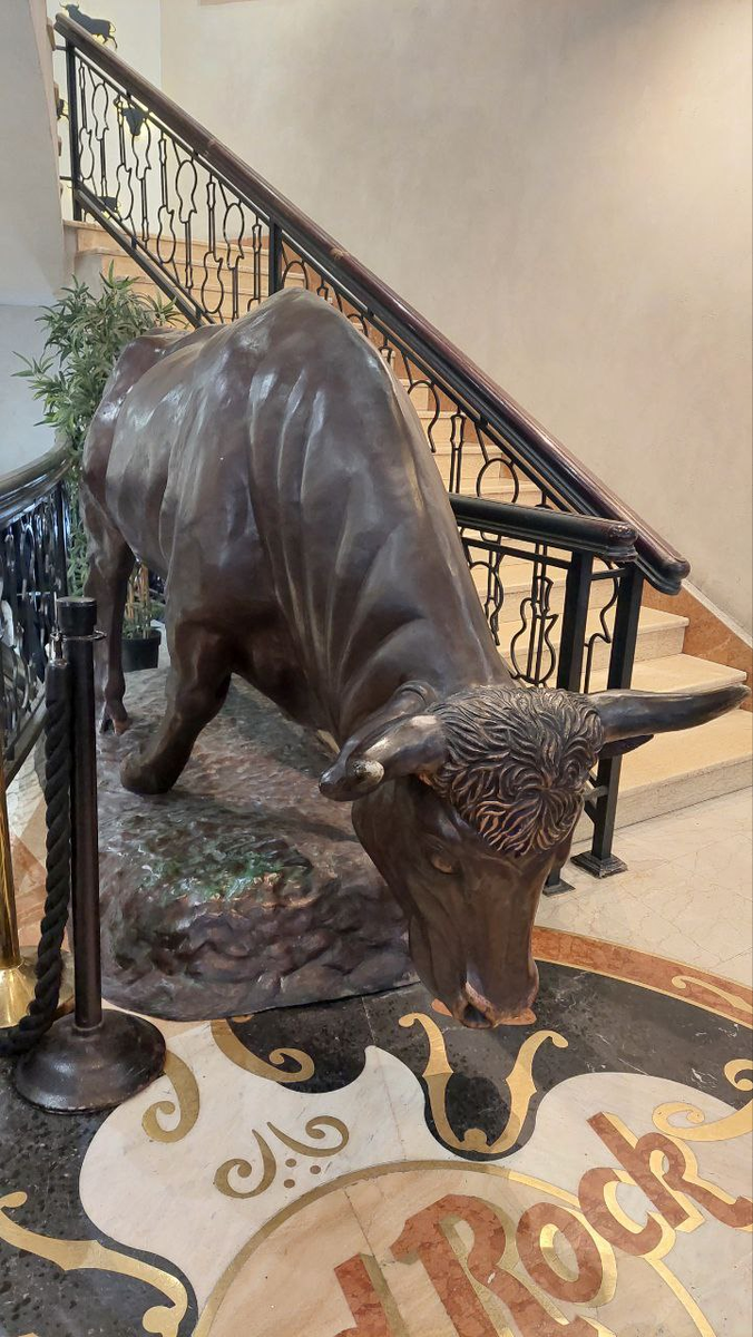 "Хозяин" заведения, фото автора статьи, март 2025