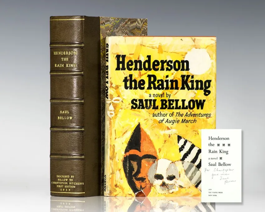 Первое издание книги "Хендерсон – король дождя" С. Беллоу