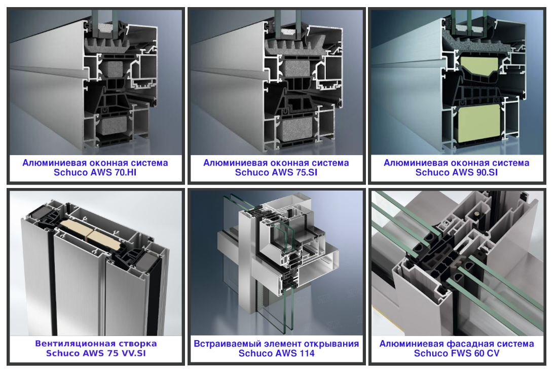 В 2025 году Schuco предлагает несколько оконных систем

