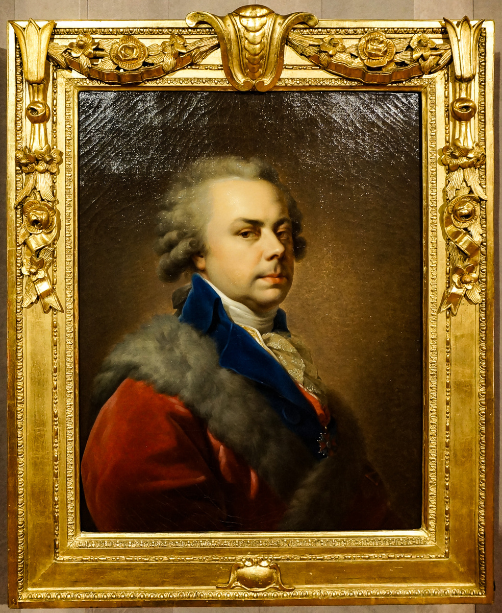 Неизвестный художник. Портрет князя Николая Борисовича Юсупова (1750-1831). Копия с оригинала Иоганна Баптиста Лампи Старшего. Первая половина XIX вв.         