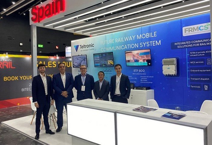 Стенд компании Teltronic на выставке Asia Pacific Rail, 29-30 мая 2024 г., Бангкок, Таиланд (Фото: соц.сети компании Teltronic)