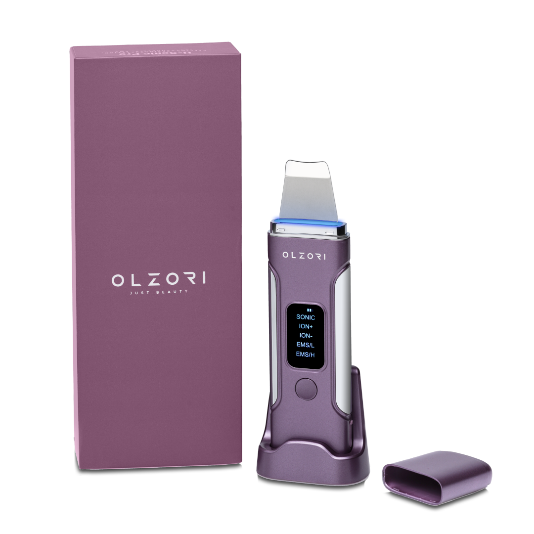 Скрабер U-Sonic Pro с режимами Sonic, Ion+/-, EMS и синим светом LED-терапии