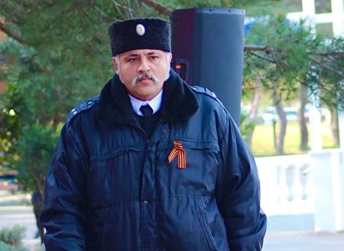 Атаман Геленджикского городского казачьего общества Михаил Алексей