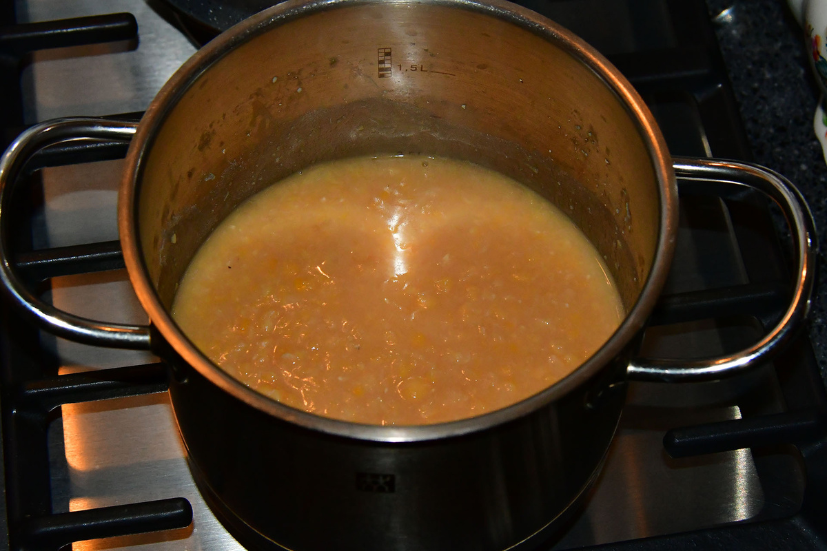 Отвариваем горох