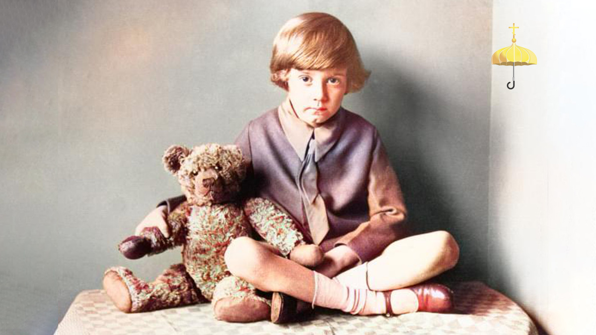 Кристофер Робин Милн и Винни-пух.Фото с сайта - https://blog.predanie.ru