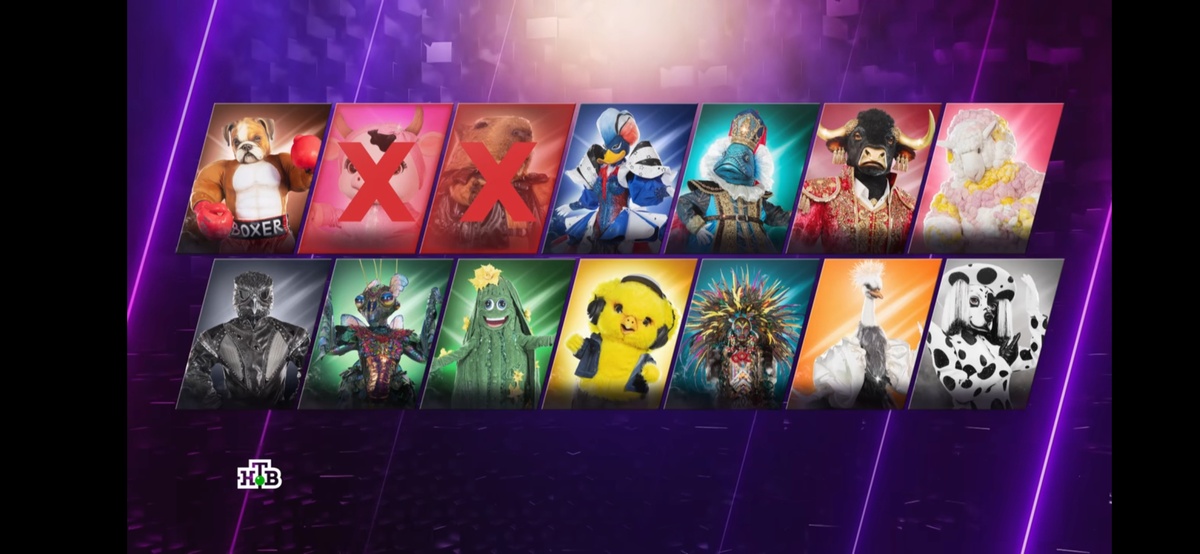 Скрин из телепередачи Шоу "Маска 6"