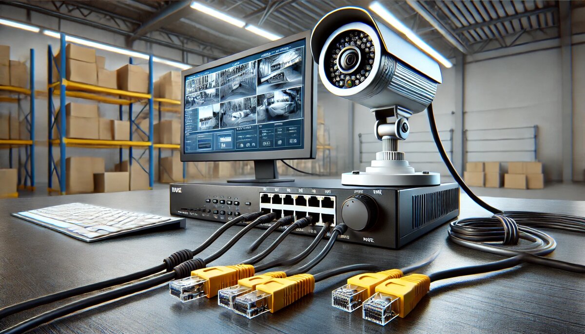 Проводное видеонаблюдение 