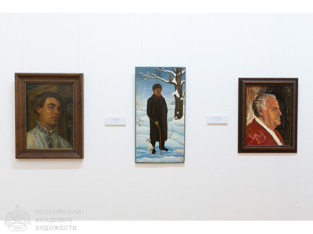 Фрагмент выставки «Из тишины жизни» Александра и Бориса Ведерниковых в МВК РАХ Галерее искусств Зураба Церетели (Москва, Пречистенка, 19). Фото: Виктор Берёзкин, пресс-служба РАХ. 2025.