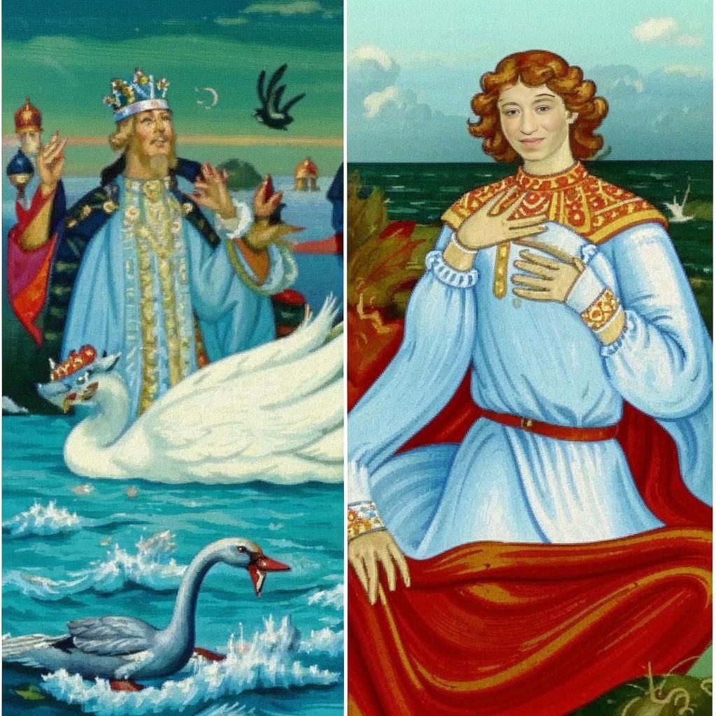 сказка о царе Салтане Александра Сергеевича Пушкина . как ее видят астрологи