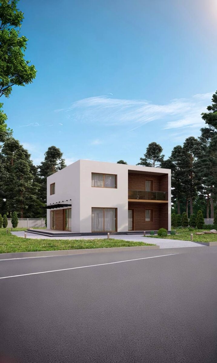 Пример плоской кровли. Проект «Синглит»