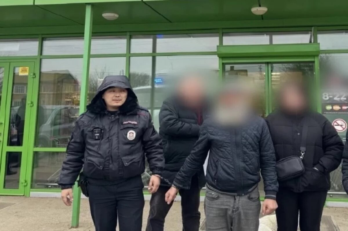    Астраханская полиция задержала троих «гастролеров» за кражу продуктов