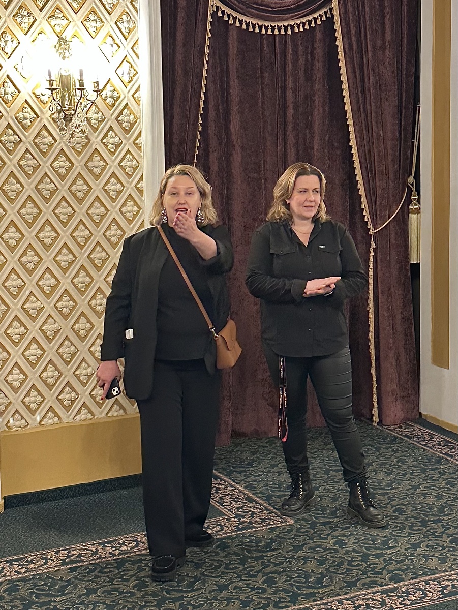 В ходе открытия выставки