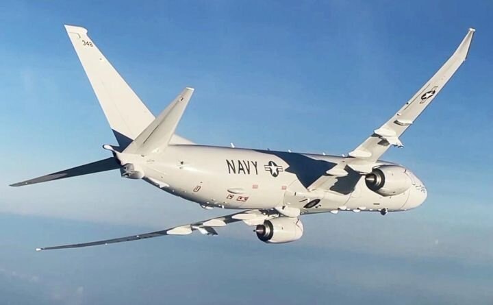 Американский самолет-разведчик P-8A Poseidon. Источник: zona-militar.com.