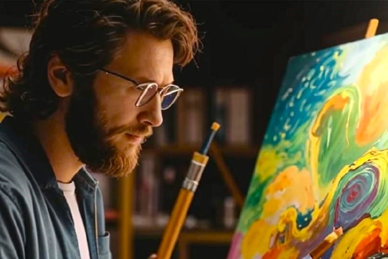 Художник у холст