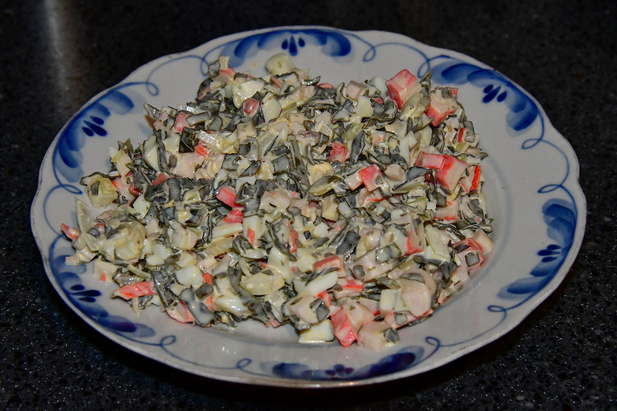 Салат из крабовых палочек