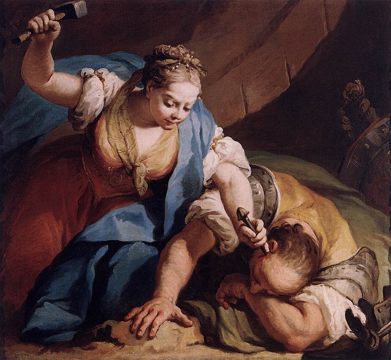 "Иаиль и Сисара", Якопо Амигони.