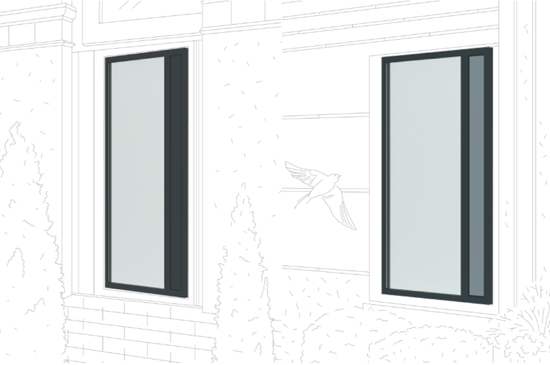 Классическая и структурная створка 