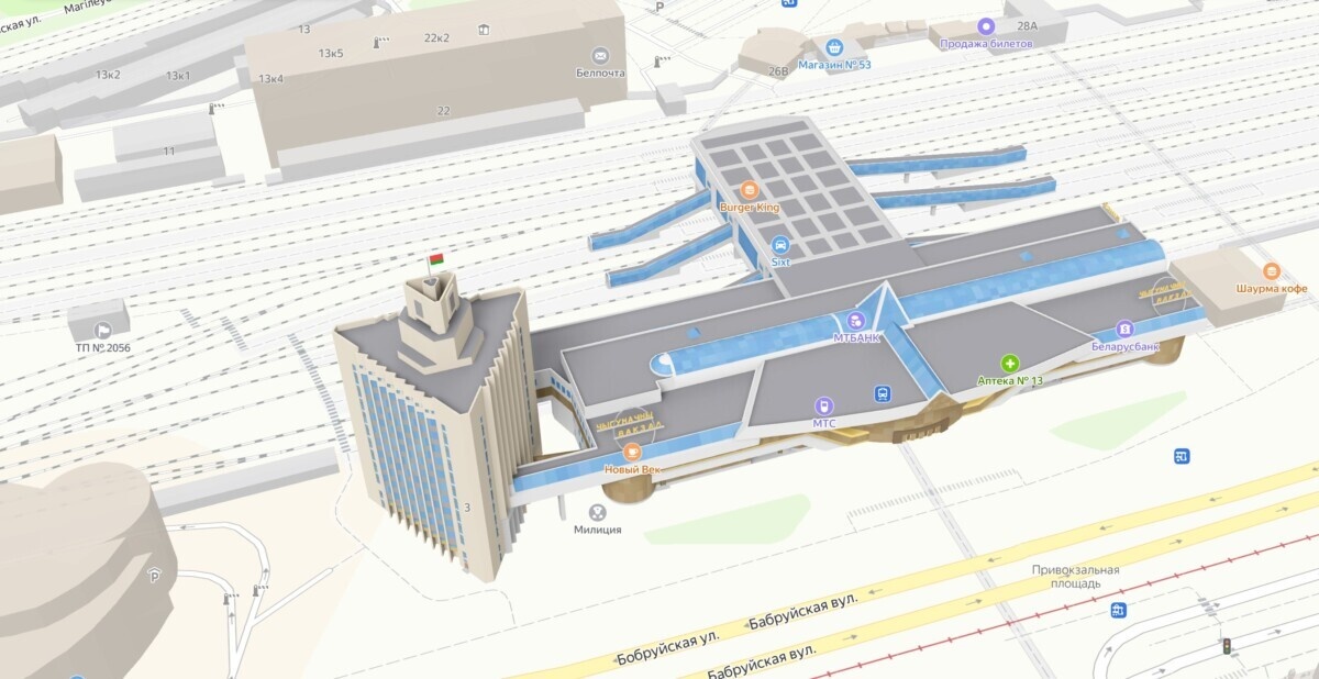 В «Яндекс Картах» появились 3D-макеты достопримечательностей Минска