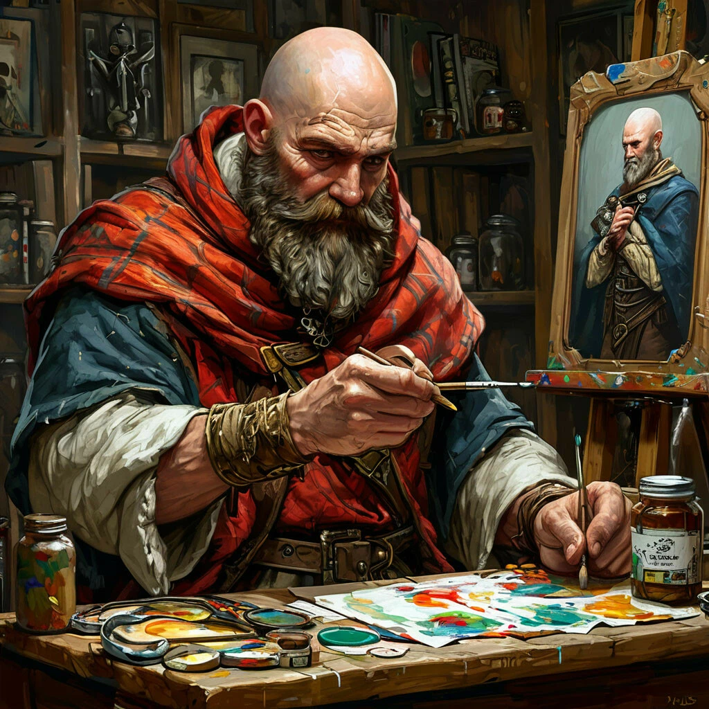 Все первые NPC сделаны красками, выжатыми из собственной души...