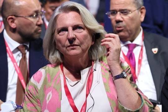    Одним прекращением огня конфликт на Украине не решить - Карин Кнайсль