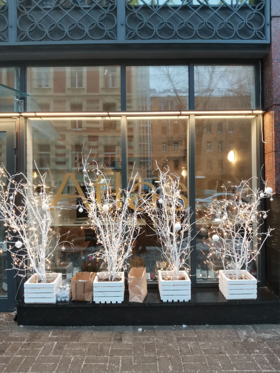 Оформленная витрина