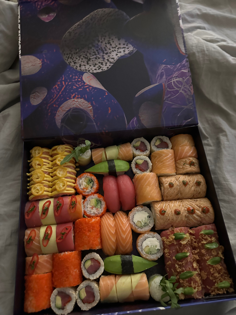 Это как-то мне было не лень выбирать блюда и я знала чего хочу.😄