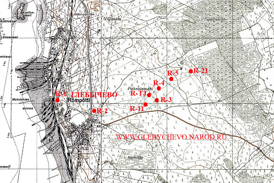 Схема укрепузла R