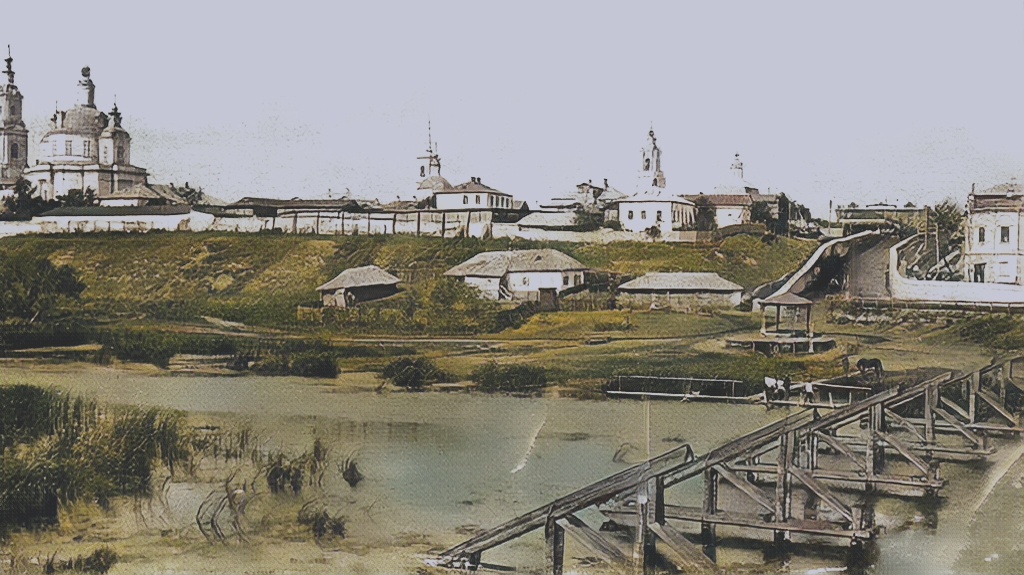 Общий вид на города 