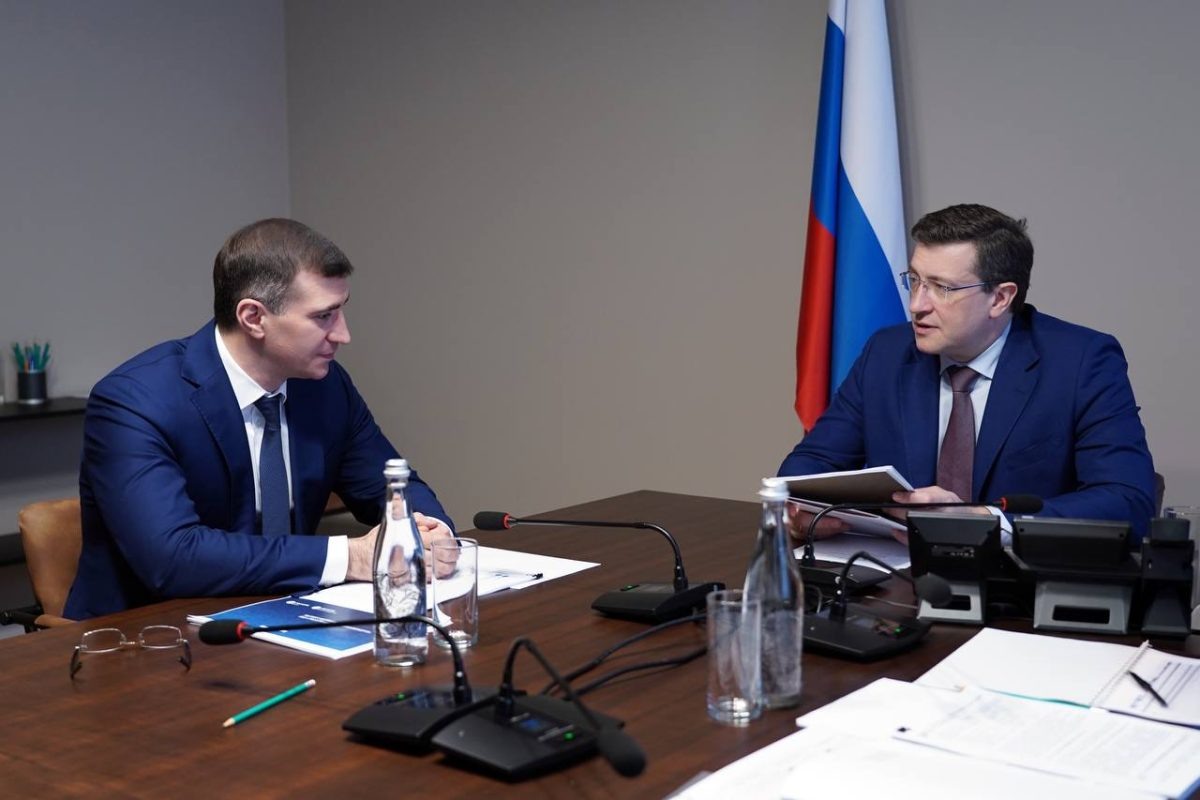    Глеб Никитин и Борис Эбзеев обсудили развитие электросетевого комплекса Нижегородской области