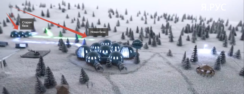 План расположения баз.