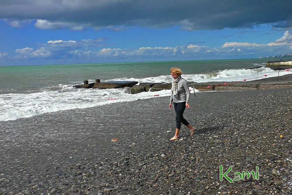 Черное море в конце сентября.