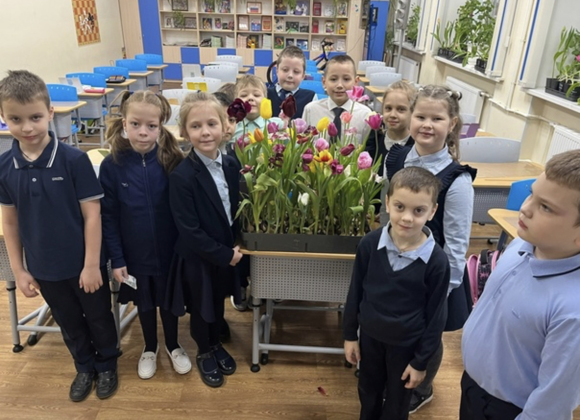 Все цветочки распустились !