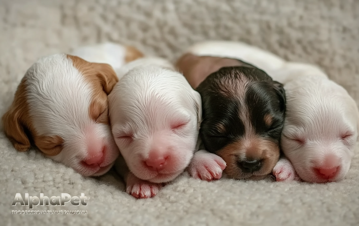 Новорожденные (0–2 недели) / Изображение: AlphaPet