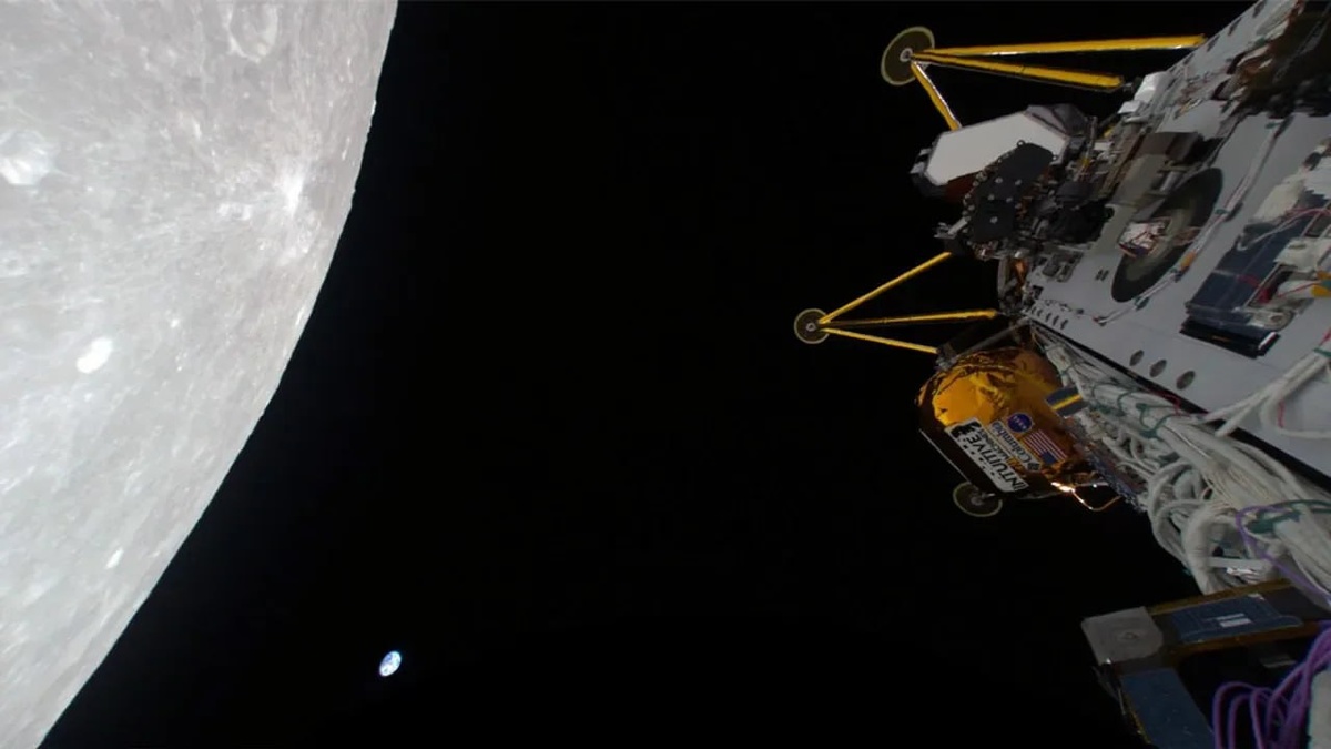 Одно из фото, переданных с борта станции "Афина" 3 марта этого года