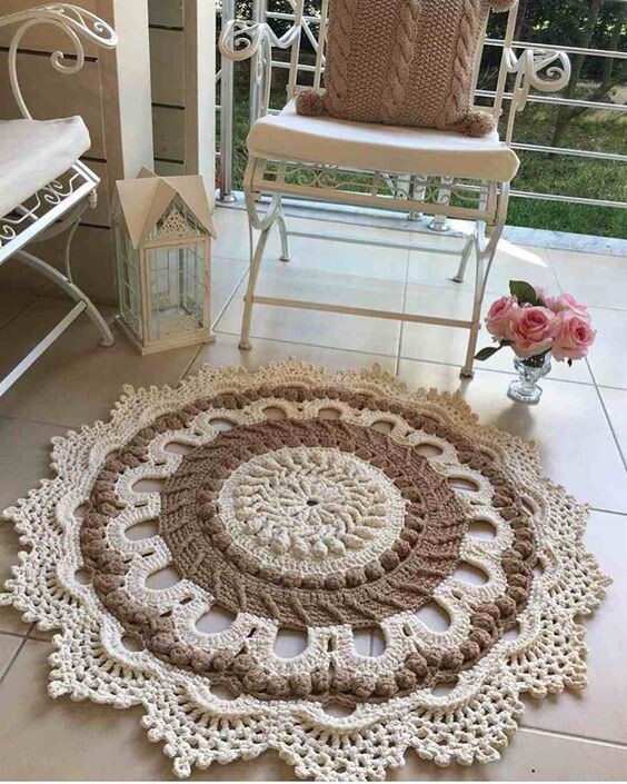 Ковер крючком