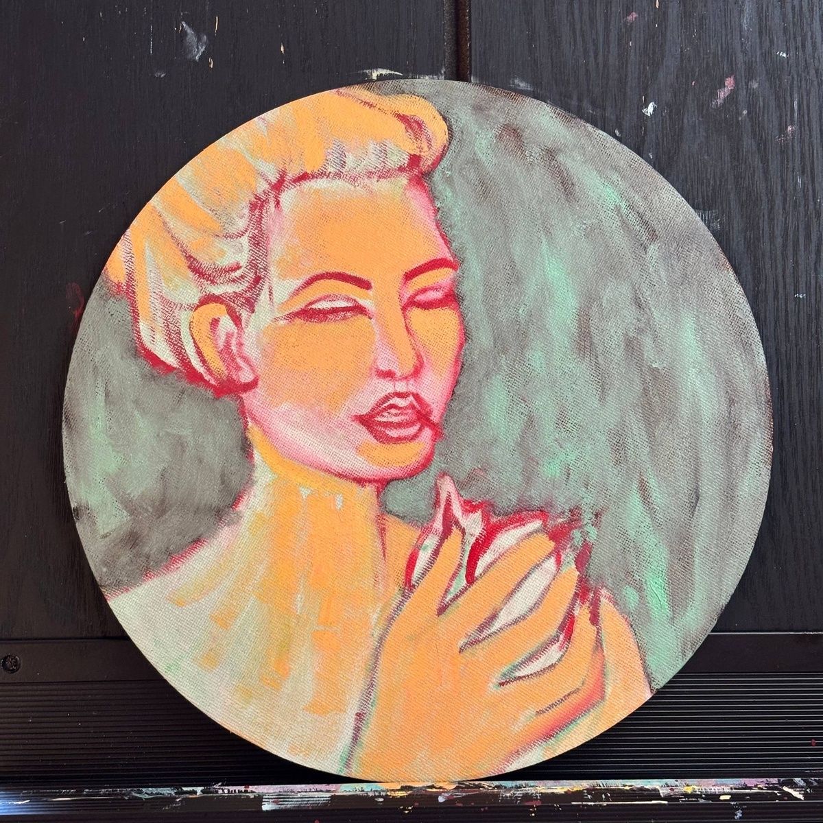 Одна из моих картин живописи без карандаша 