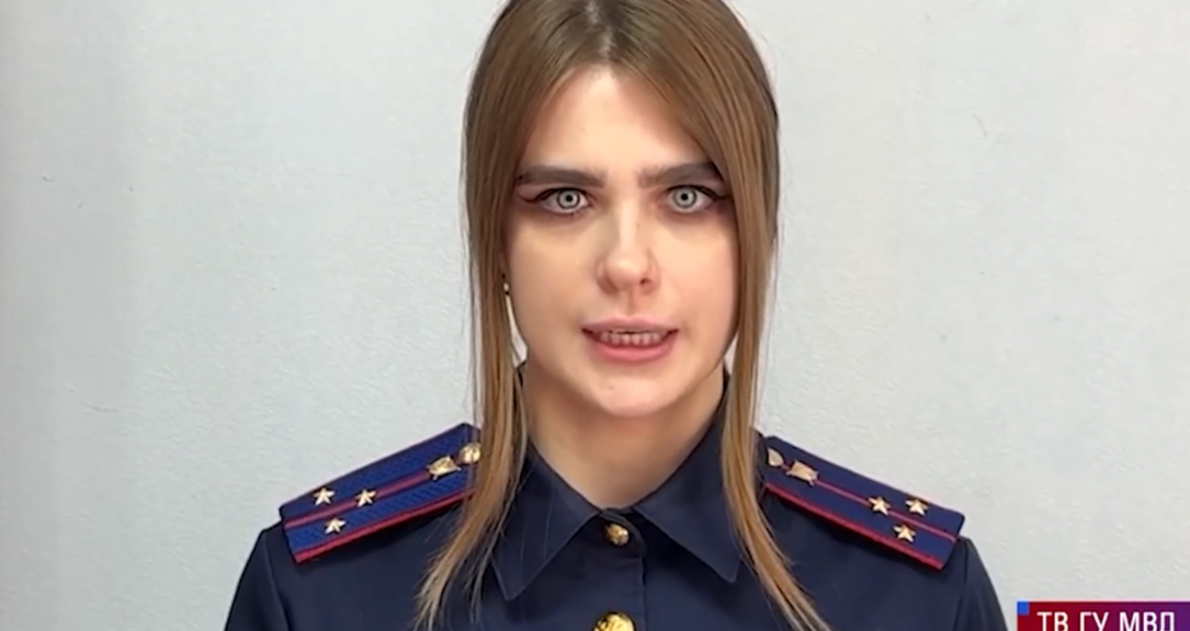    Влада Пономарева. Фото: скриншот видео из сюжета «Патрульный участок»