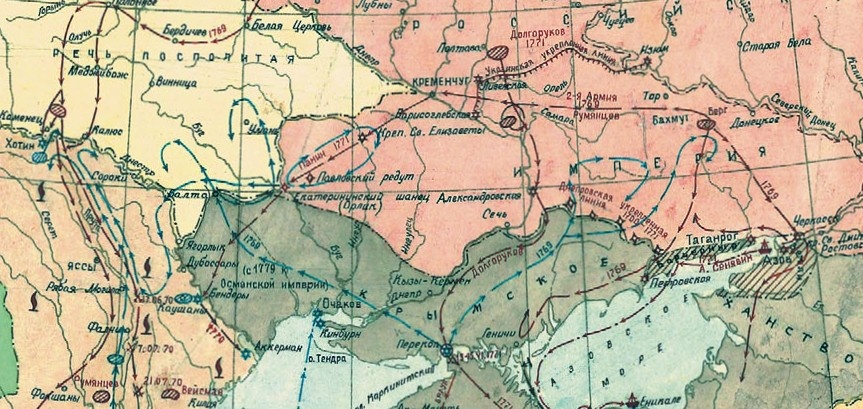 Русско-турецкая война 1768-1774 года. Северная часть театра.