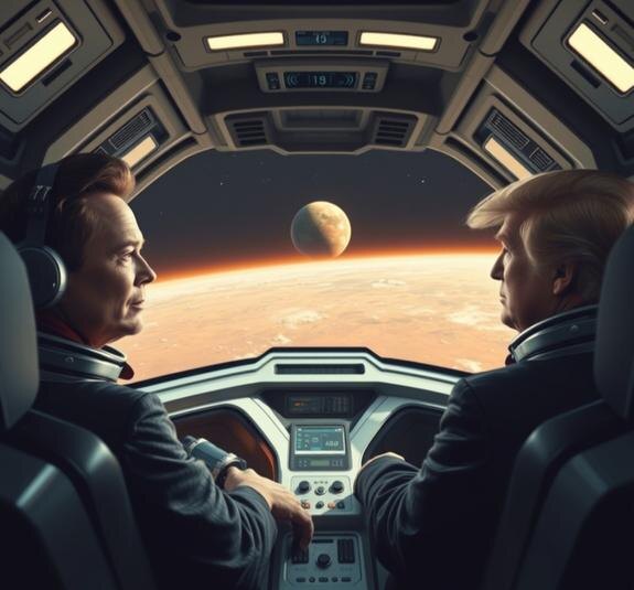    Мир вздохнет свободней: Трамп и Маск летят на Марс