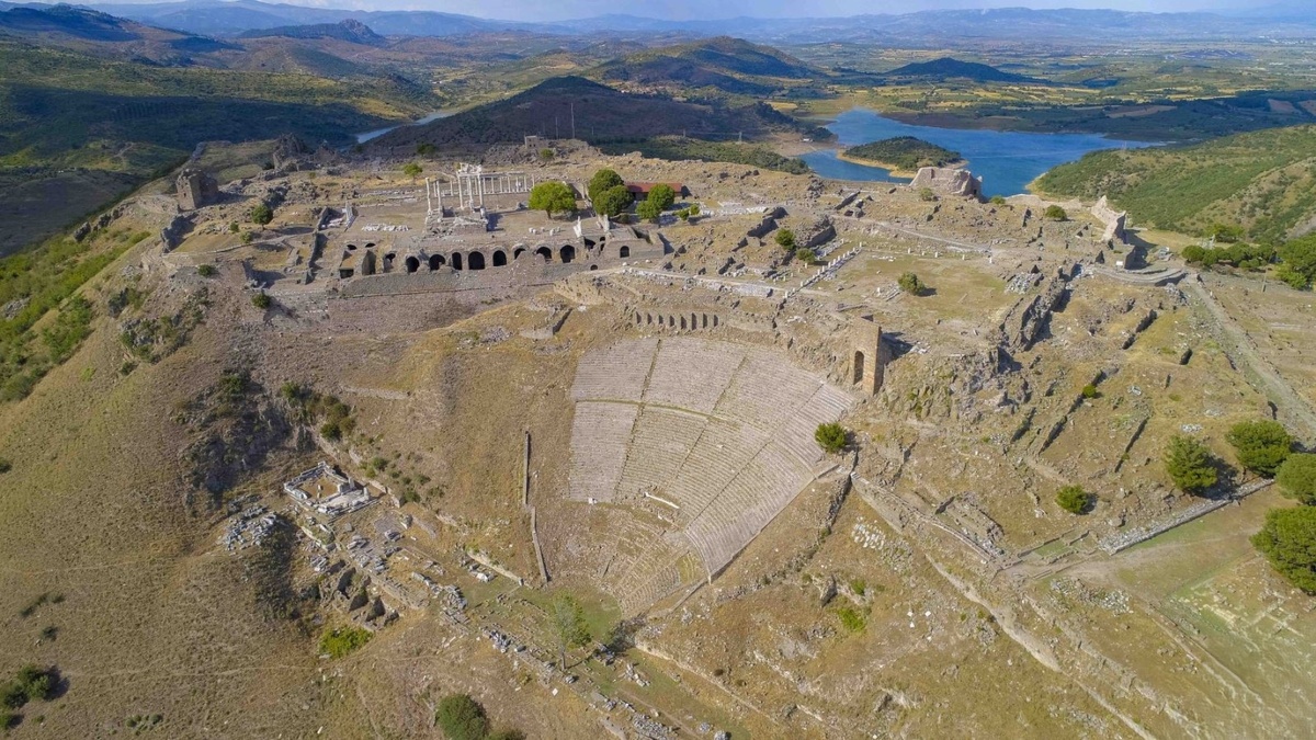 Руины Пергамского акрополя