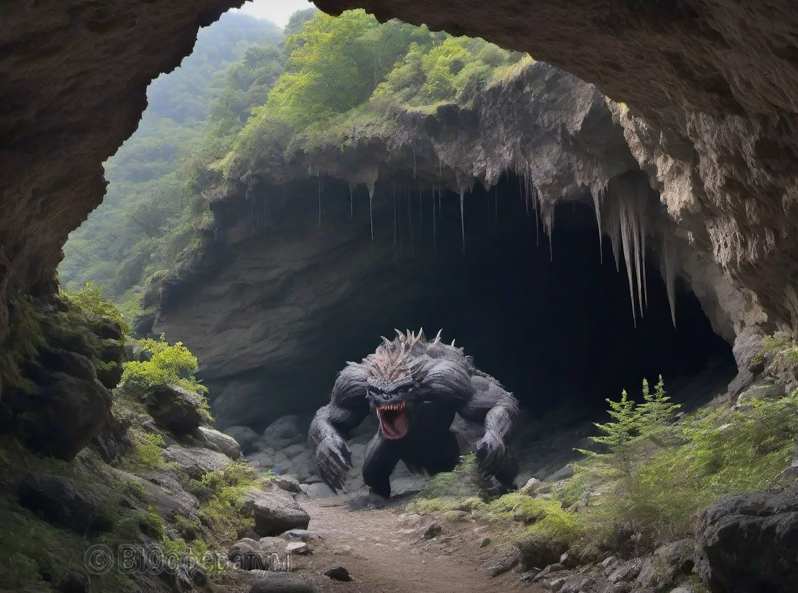 Существо приходило со стороны гор.