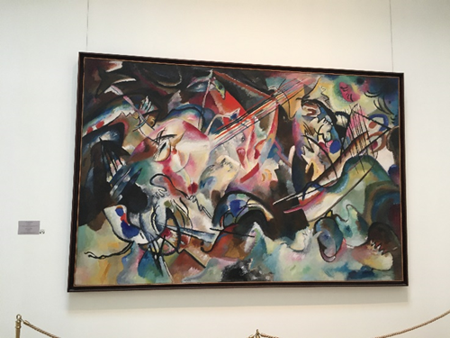 Василий Кандинский, «Композиция 6», 1913 г., фотография Анастасии Битюковой