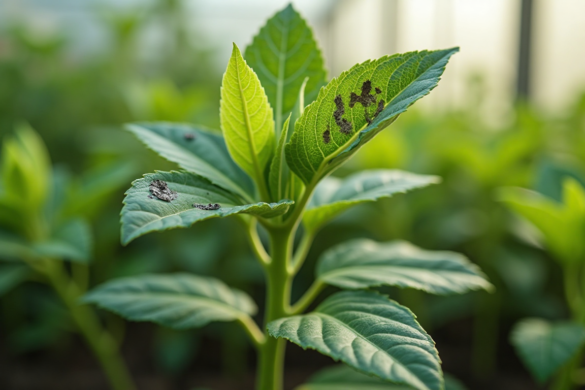 Почему чернеют листья у растений?