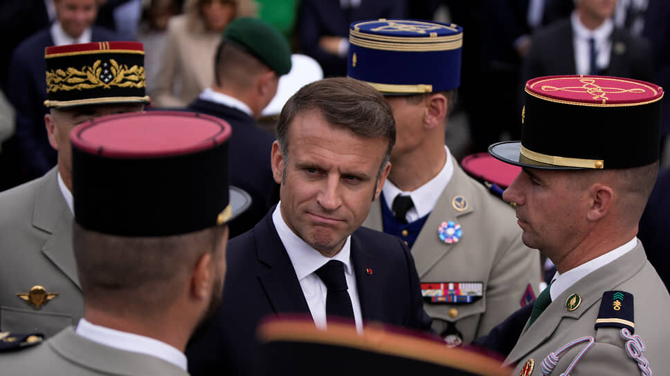 Президент Франции Эмманюэль Макрон.📷Фото: Louise Delmotte / AP