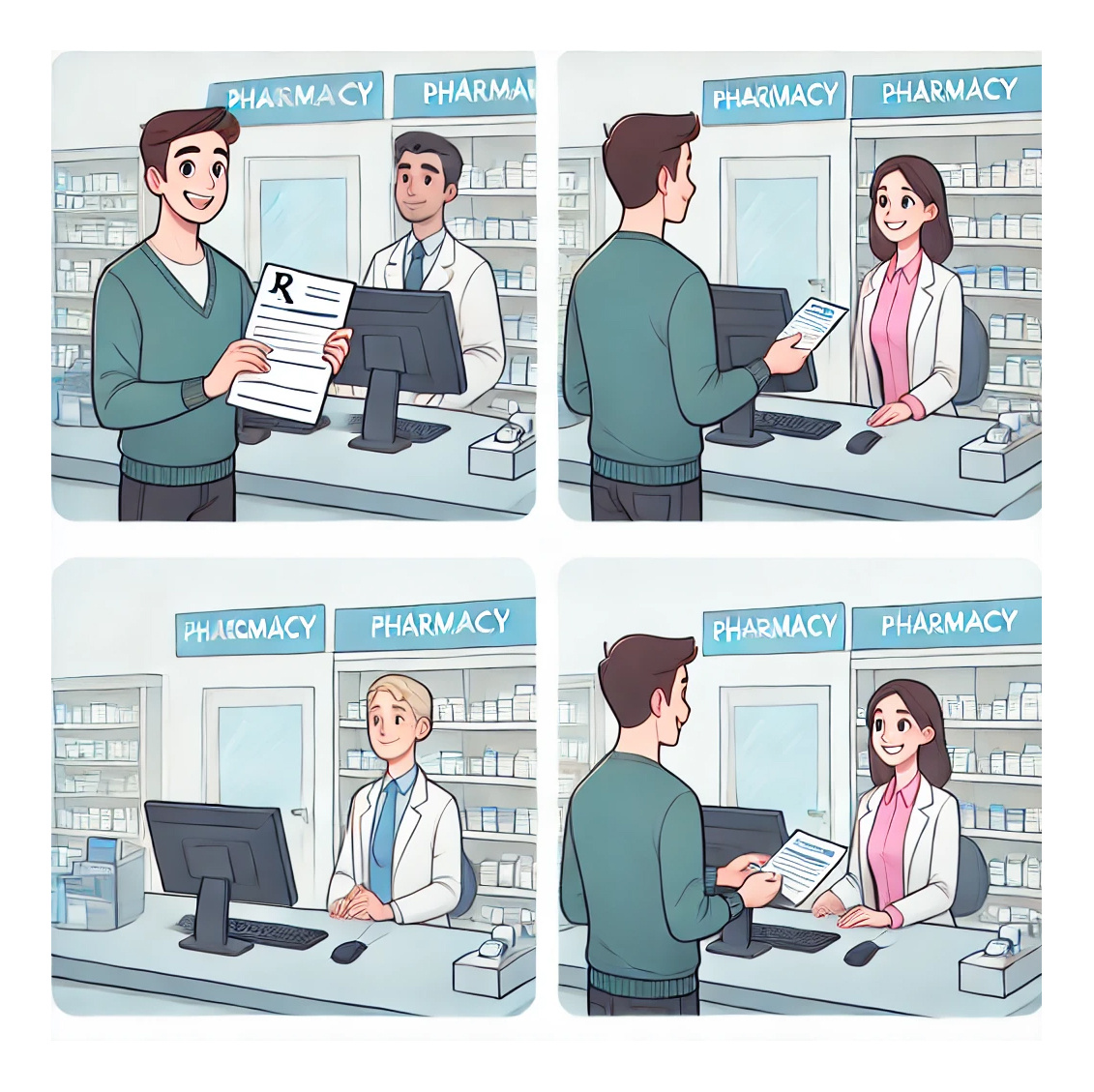 — Добрый день, мне нужно получить льготное лекарство по рецепту.
— Извините, его нет в наличии.
— Тогда поставьте мой рецепт на отсроченное обслуживание.
— А мы не ставим!
— Это незаконно! Вы обязаны принять мой рецепт и обеспечить меня препаратом в течение 10 дней.
— Хорошо, я оформлю постановку рецепта.