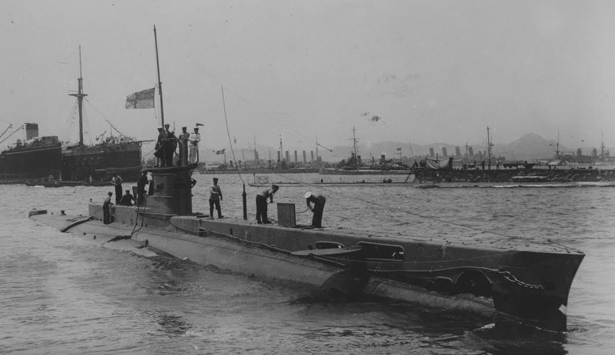 Британская подводная лодка типа "Е", Средиземное море