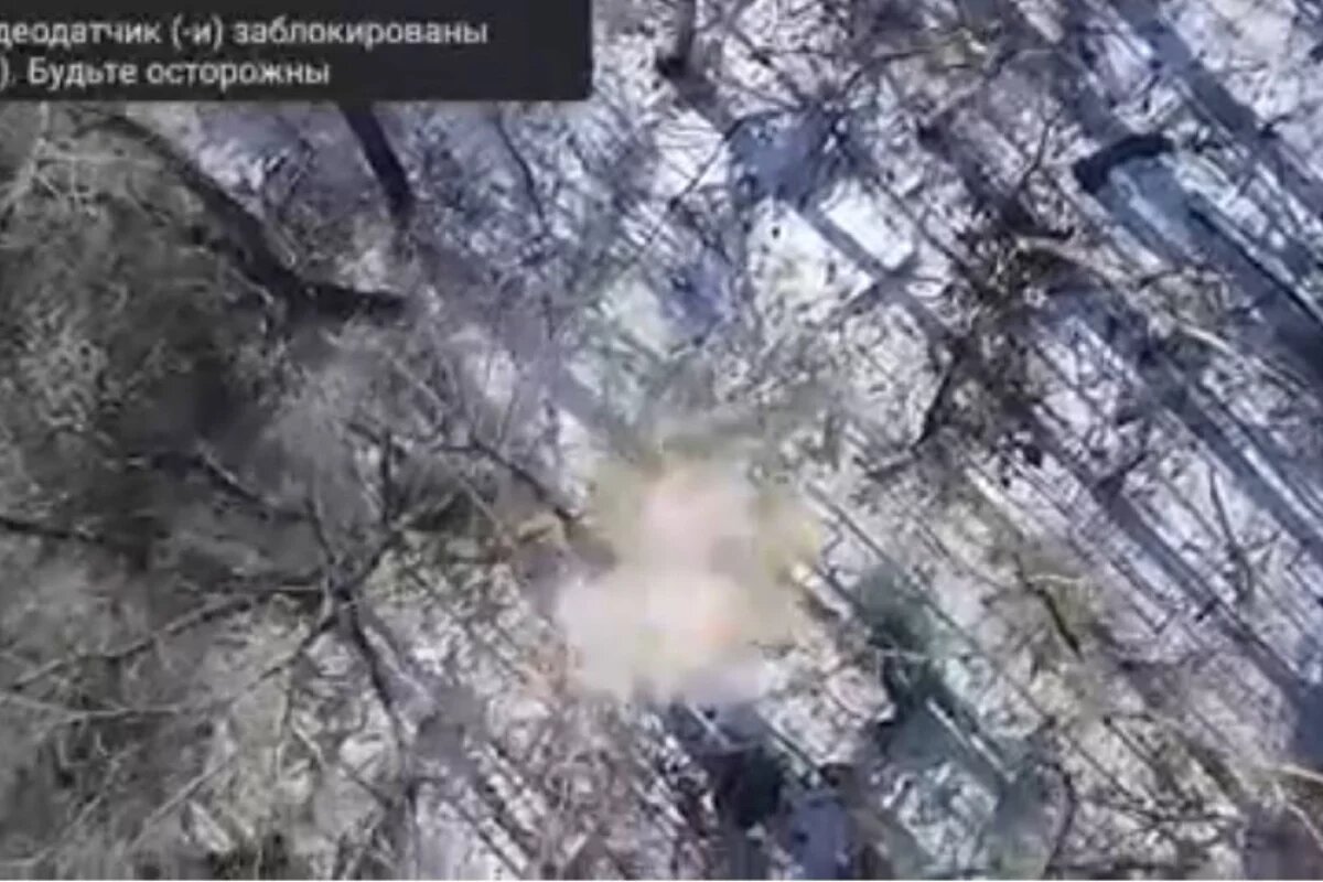    Бои на подступах к н.п Новая Сорочина (вид с коптера).