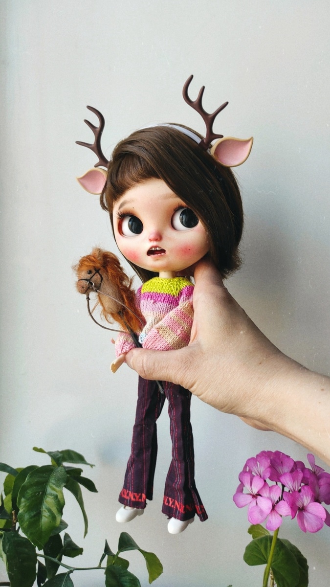 Кастомная куколка Блайз от мастера из Китая boncat_doll из моей личной коллекции с хоббихорсом
