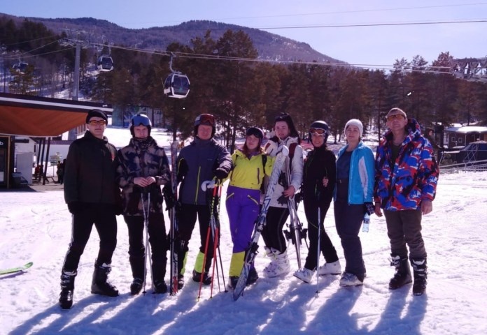    Оксана и ее большая спортивная семья